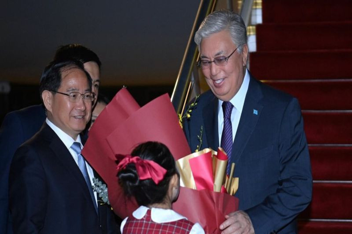 Kazakh President Tokayev arrives in China for official visit