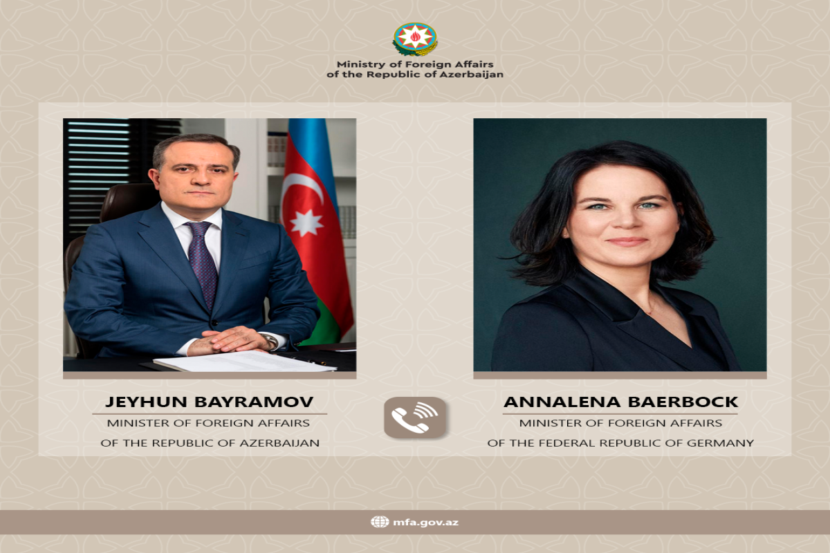 Azerbaijani, German FMs mull Azerbaijan-Armenia peace process