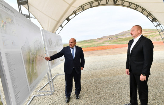 President of Azerbaijan laid foundation stone for village of Juvarli in Fuzuli district -UPDATED 