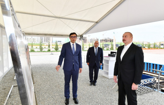 President Ilham Aliyev laid foundation stone for sports complex in Fuzuli city-UPDATED 