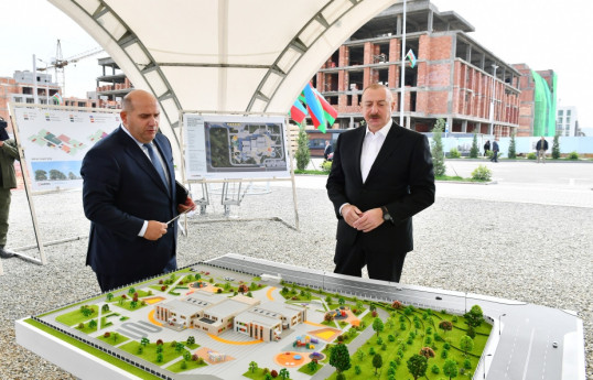 Foundation stone for 240-seat kindergarten was laid in city of Fuzuli-UPDATED 