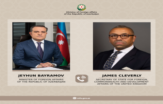 Azerbaijani and British Top Diplomats mull Baku-Yerevan normalization process