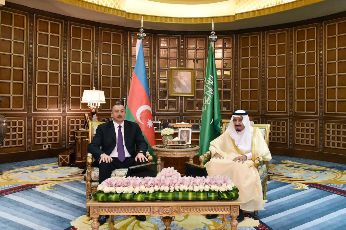 Ilham Aliyev, President of Azerbaijan and Salman bin Abdulaziz Al Saud, King of Saudi Arabia
