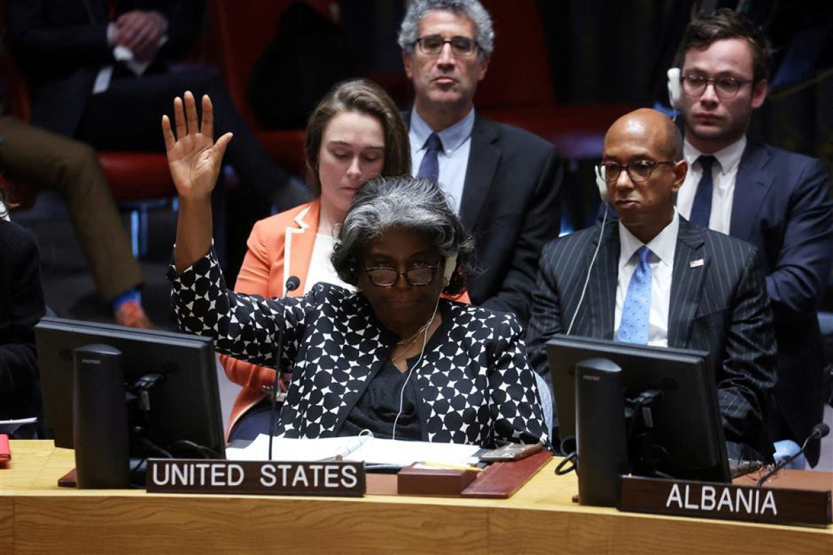 U.S. vetoes UN Security Council resolution on Gaza
