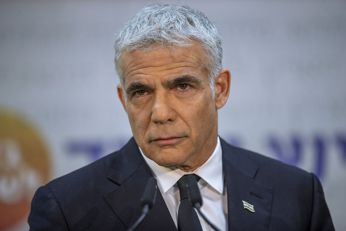 Lapid: Best option for post-Hamas Gaza is a return to Palestinian