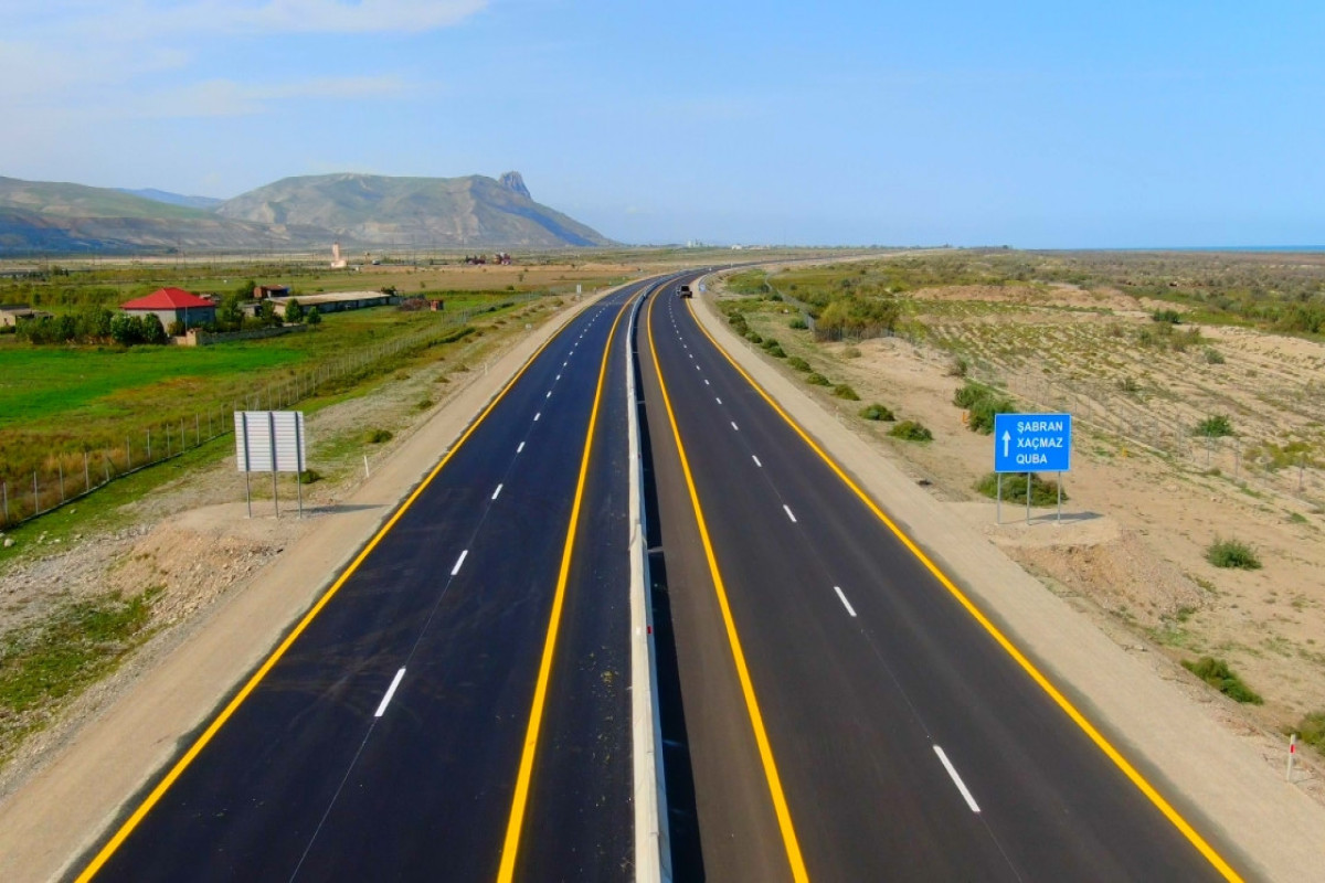 President of Azerbaijan Ilham Aliyev attended opening of new Baku-Guba-Russian Federation state border toll road-UPDATED 