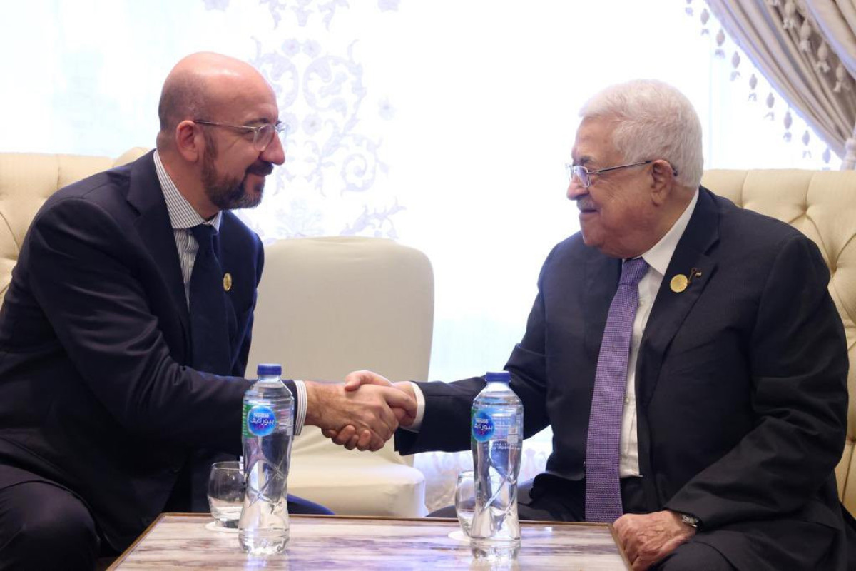 Charles Michel met with Palestinian President - Vimarsana News