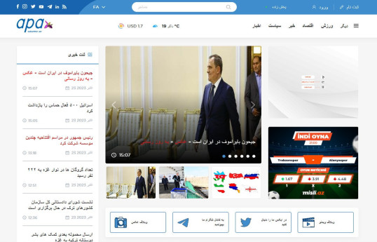 APA Information Agency launches Persian language service