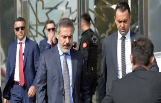 Turkish FM arrives in Tehran