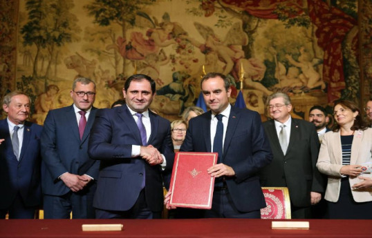 France, Armenia sign documents on defence cooperation