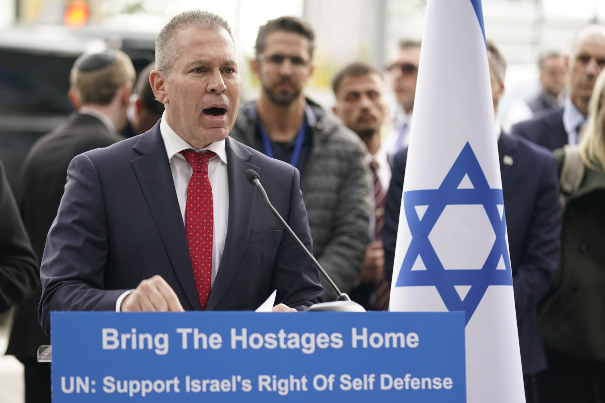Gilad Erdan, Israel’s ambassador to the United Nations