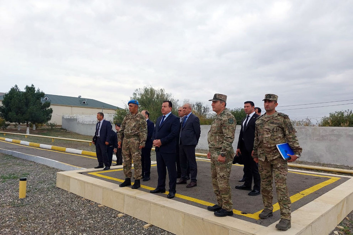 Defense Minister of Tajikistan visited one of Azerbaijan's military units