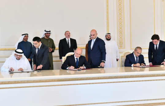 Government of Azerbaijan and Masdar company of United Arab Emirates signed documents