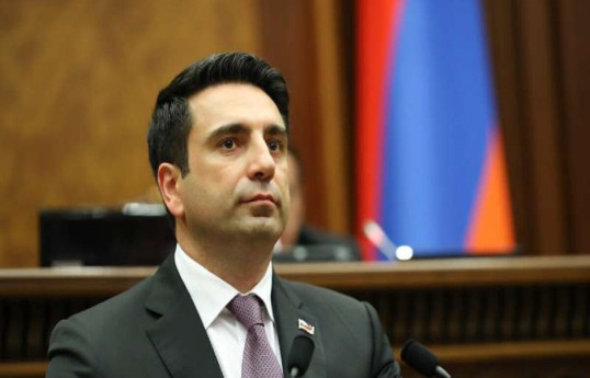 Alen Simonyan, the Speaker of the Armenian Parliament
