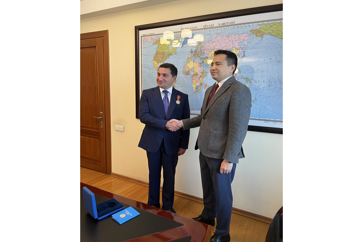 Assistant to Azerbaijani President receives "Dostyk" Order of Kazakhstan - Vimarsana News