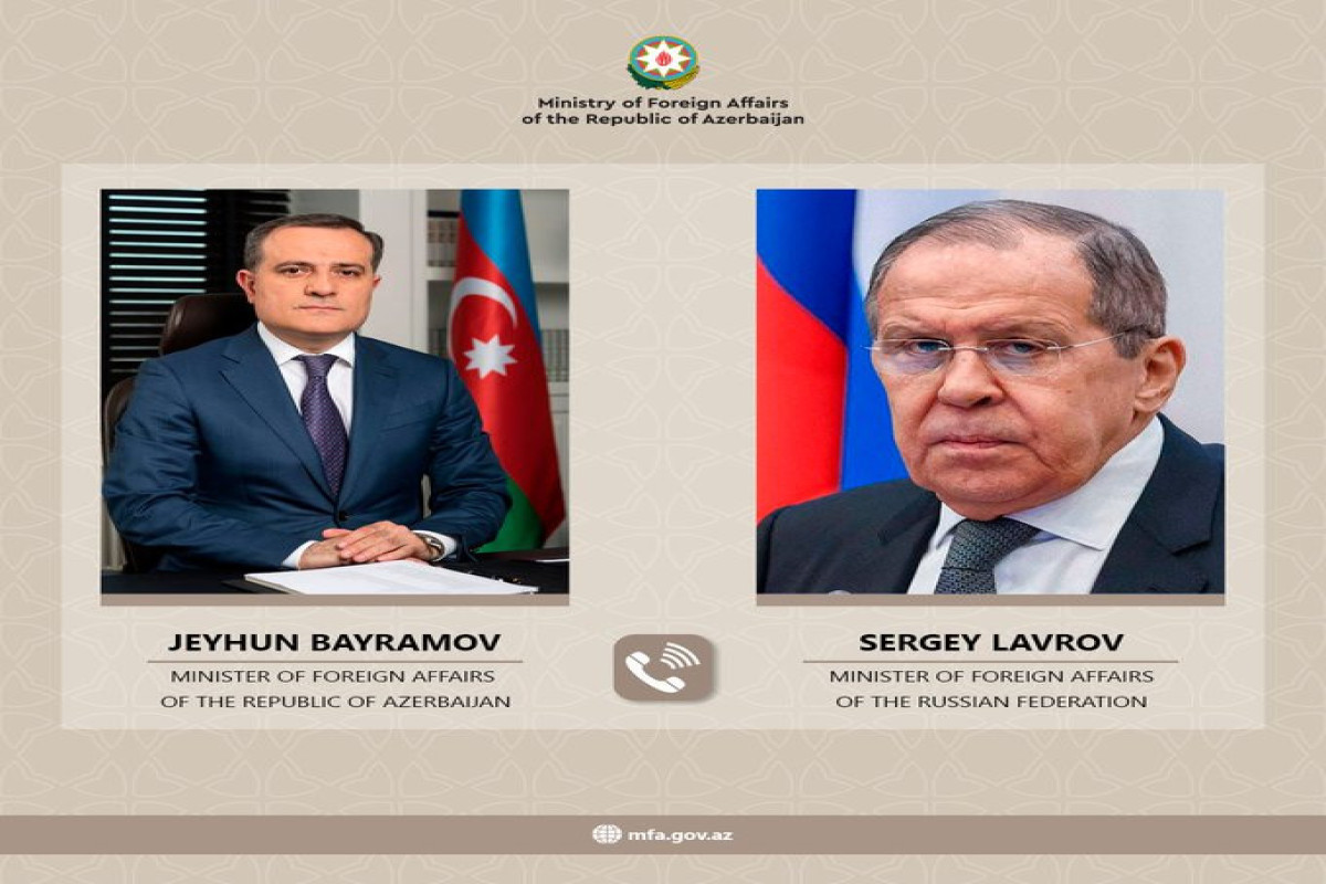 Azerbaijani, Russian Foreign Ministers discussed preparation of peace treaty with Armenia