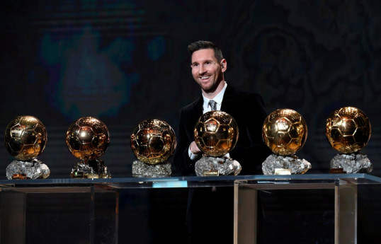 Lionel Messi wins record-extending eighth Ballon d'Or
