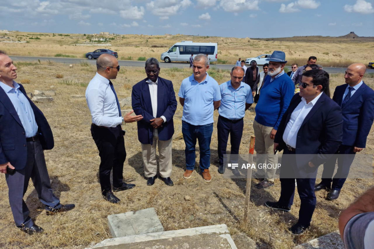 OIC IPHRC delegation visited the destroyed cemetery in the liberated Fuzuli region-PHOTO -VIDEO 