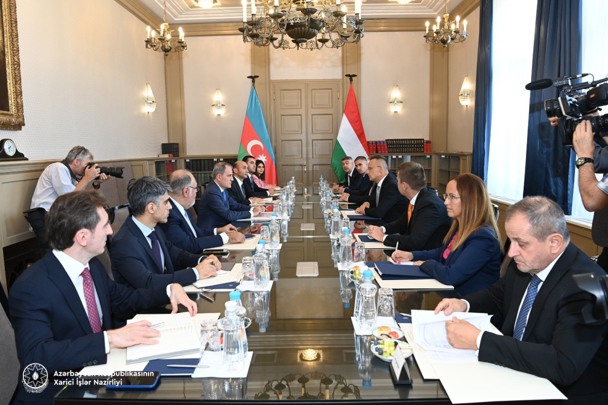 Azerbaijan's FM meets with the Minister of Foreign Affairs and Trade of Hungary