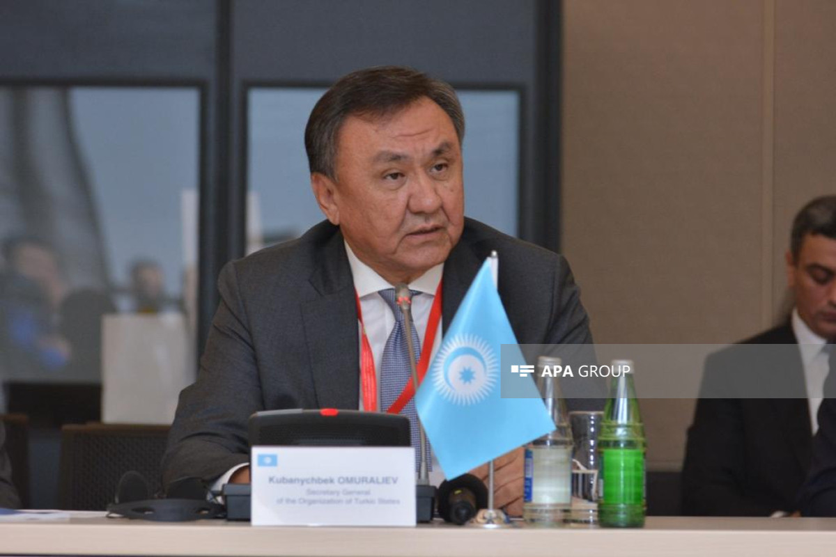 the Secretary-General of the Organization of Turkic States Kubanychbek Omuraliev