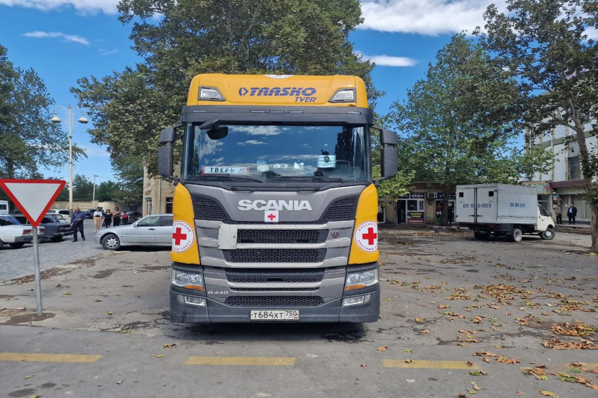 Passage of the truck loaded with food sent by Russia for the Armenian population living in Karabakh to Khankendi is delayed-VIDEO 