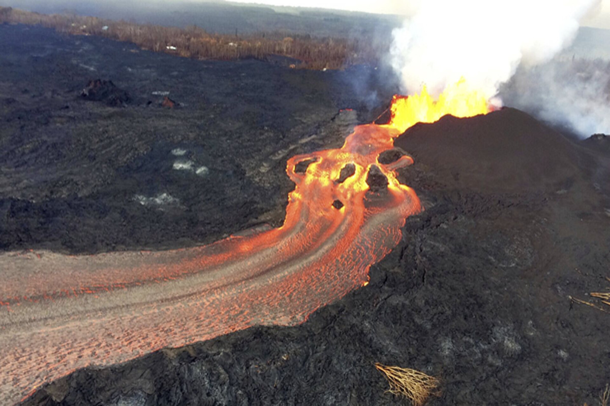 Hawaii's Kilauea volcano erupts for the third time this year