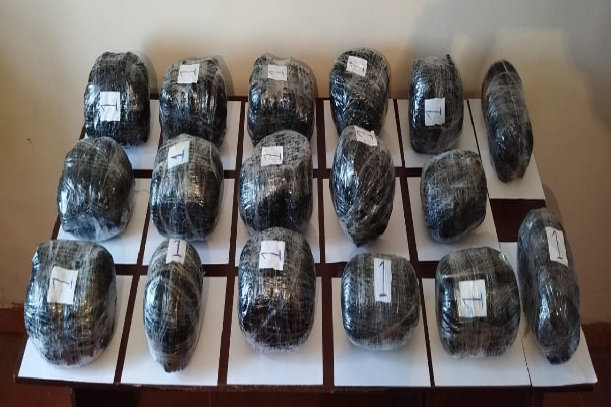 Azerbaijan prevents smuggling of drugs from Iran-PHOTO 