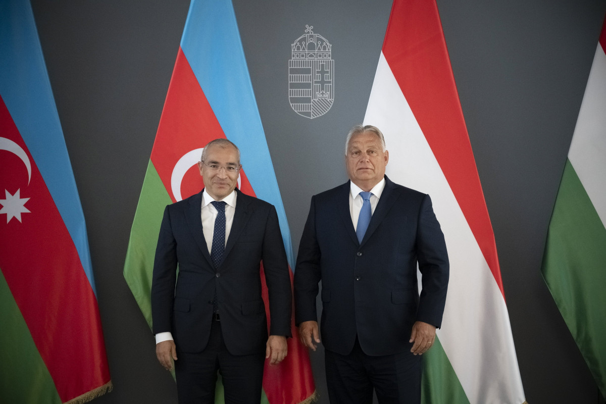 Viktor Orban met with Azerbaijan's Minister of Economy, Mikayil Jabbarov