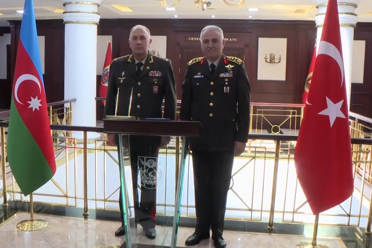 Chief of General Staff of Azerbaijan Army meets with his Turkish counterpart-UPDATED 