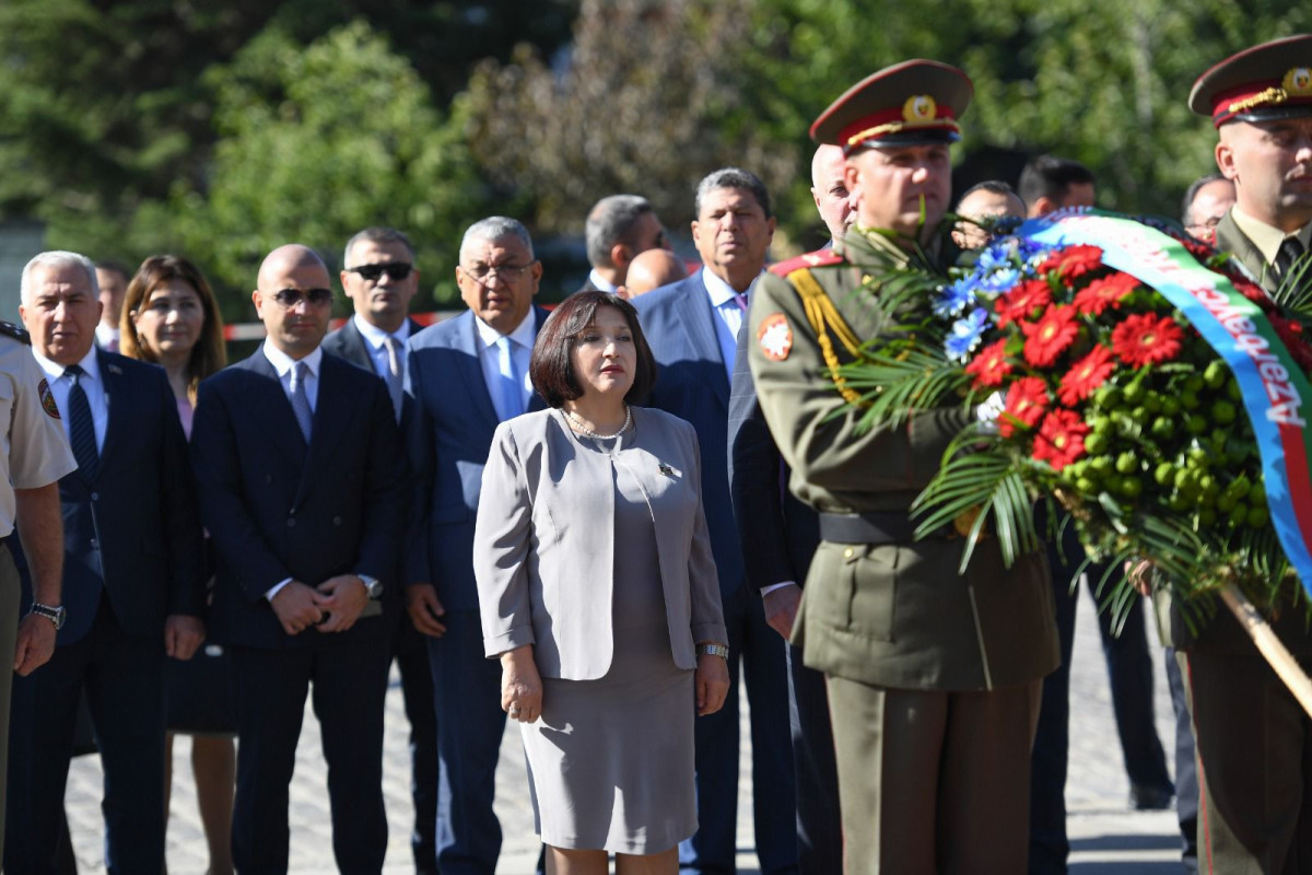 Chair of Azerbaijani Parliament Sahiba Gafarova visits Unknown Soldier memorial in Sofia-PHOTO 