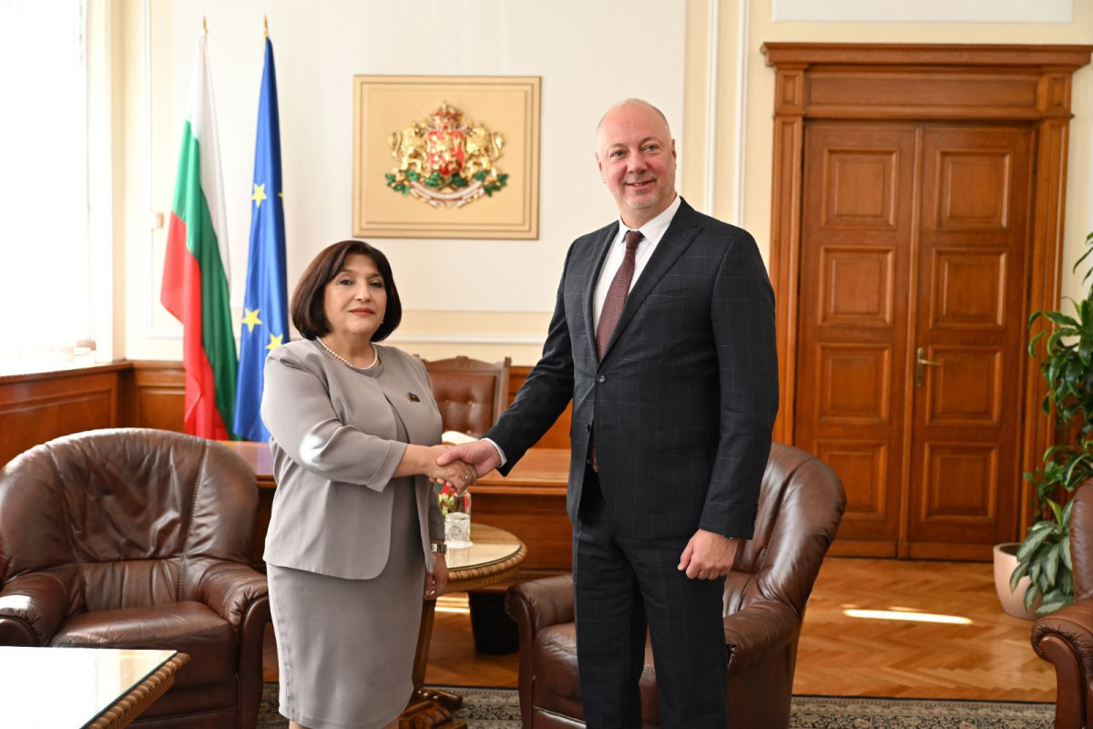 Speaker of Azerbaijani Parliament Sahiba Gafarova meets with Speaker of Bulgarian National Assembly -PHOTO 