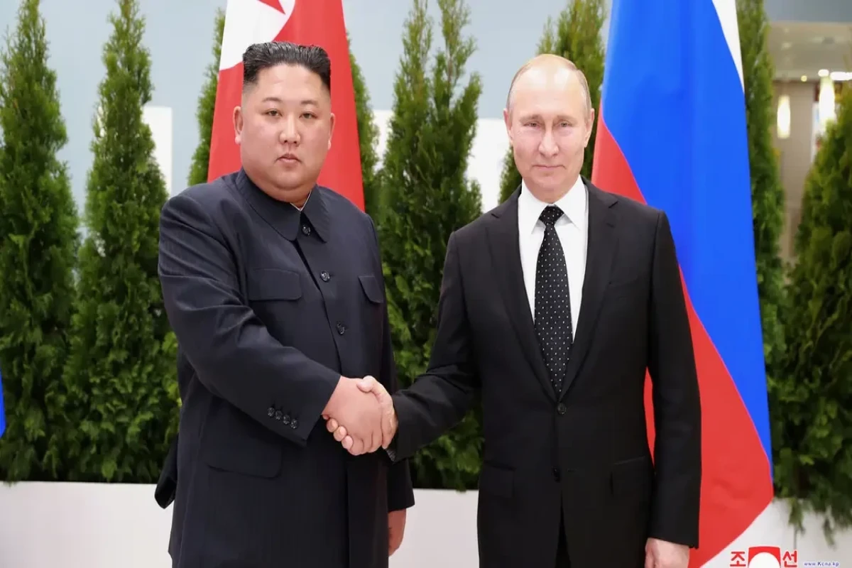 Russia’s Putin welcomes North Korea’ Kim Jong Un at rocket launch site