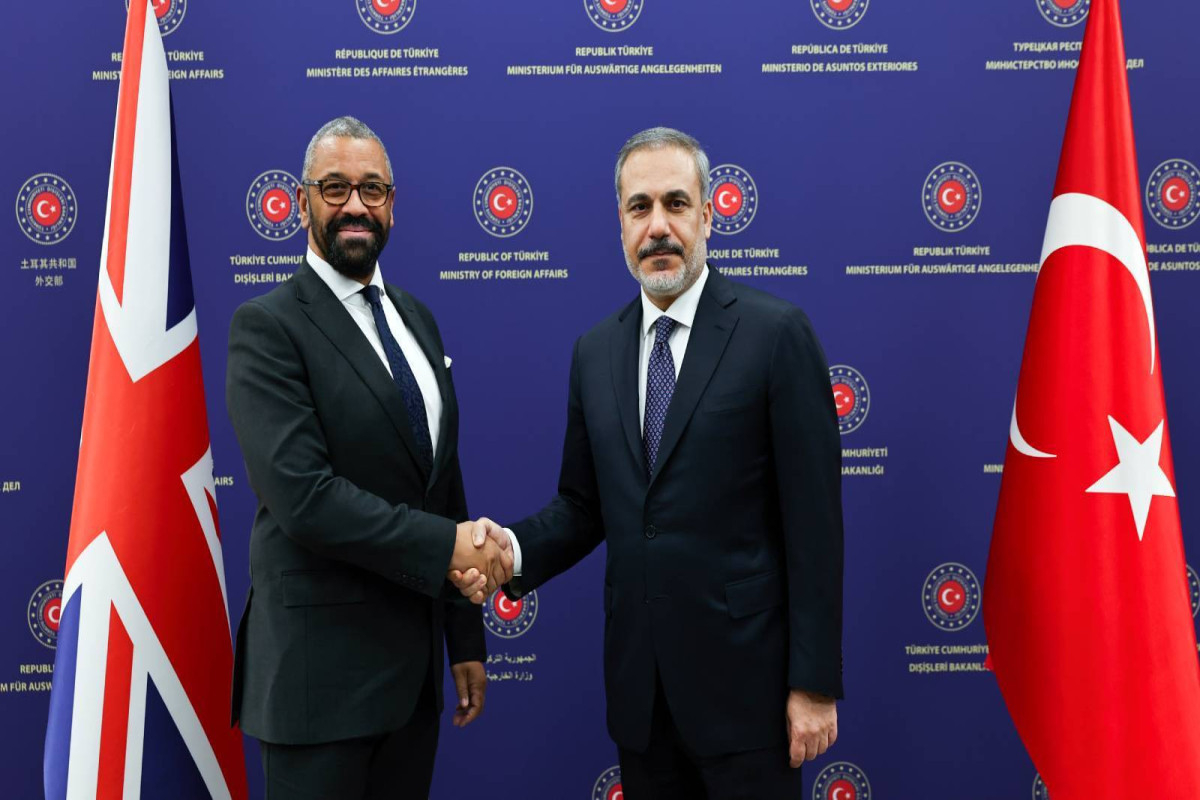 James Cleverly, Foreign Secretary of the UK and Hakan Fidan, Turkish Foreign Minister