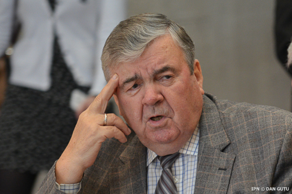 Mircea Snegur, the first president of Moldova