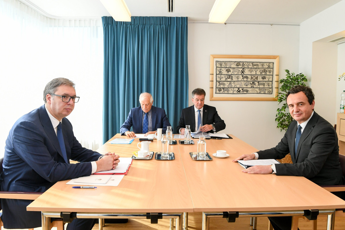 Leaders of Kosovo and Brussels meet-PHOTO 