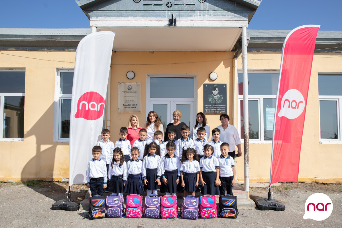 Nar aids schools in Fuzuli and Tartar on “Knowledge Day”