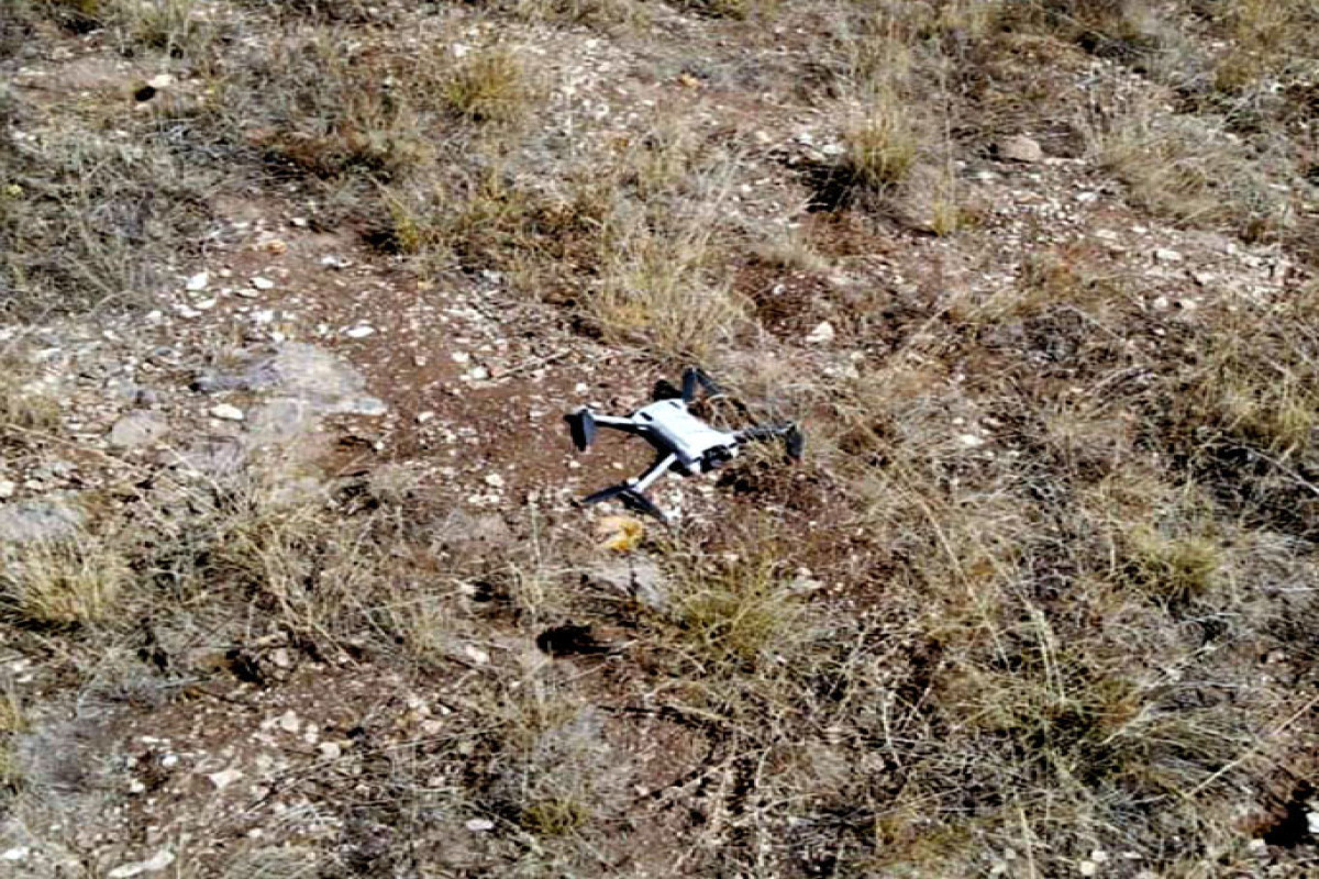 Azerbaijani MoD: Armenian armed forces' quadcopter was captured-PHOTO 