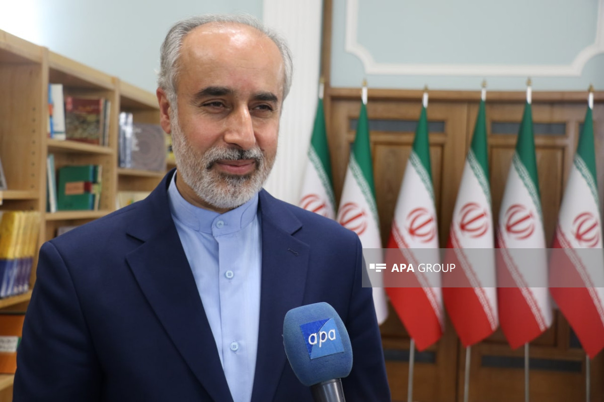 the spokesperson of the Ministry of Foerign Affgairs of Iran Naser Kanaani