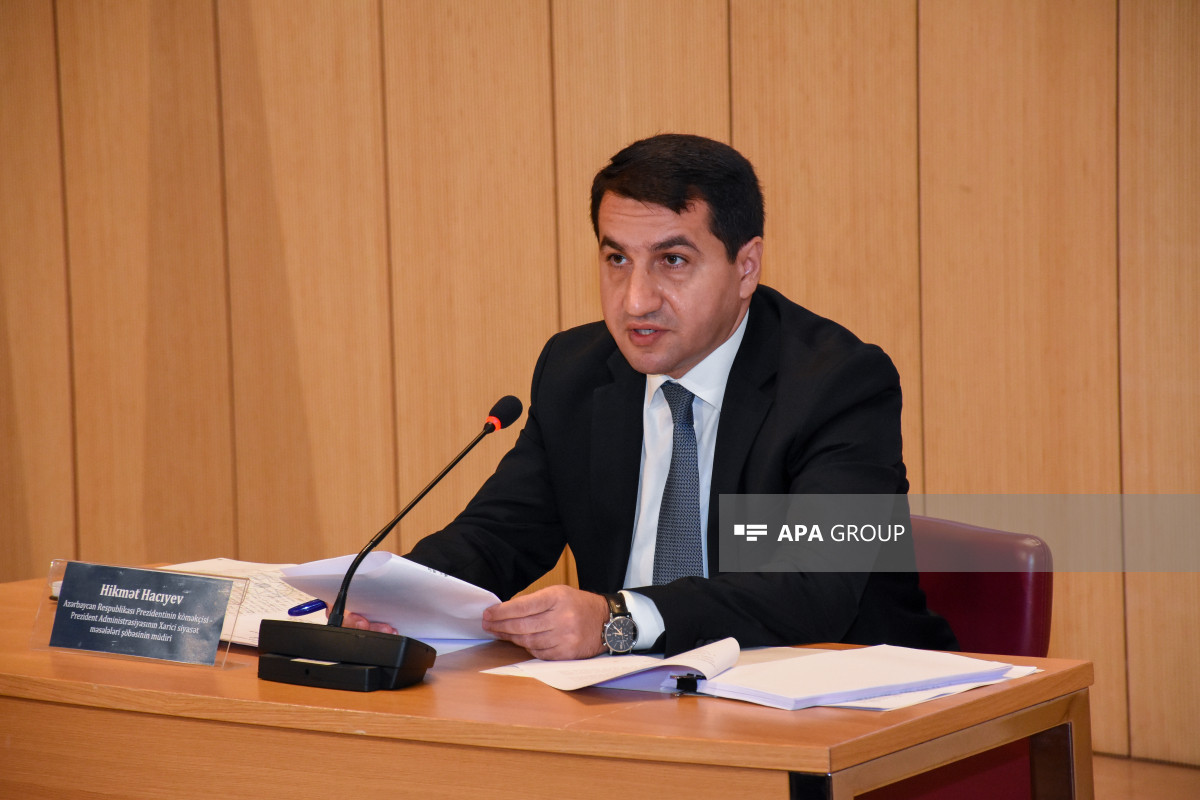 Hikmet Hajiyev, Assistant of the President of the Republic of Azerbaijan, Head of Foreign Policy Affairs Department of the Presidential Administration