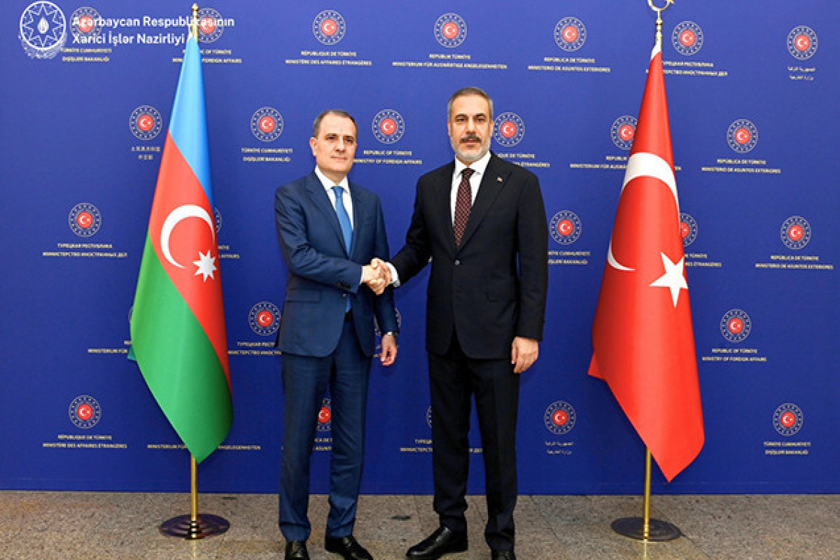 Jeyhun Bayramov, Azerbaijani Foreign Minister and Hakan Fidan, Turkish Foreign Minister