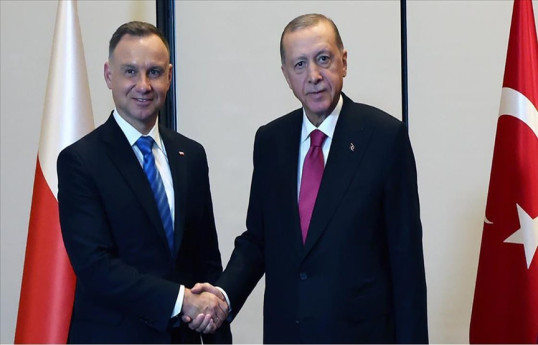 Poland’s President Andrzej Duda and Turkish President Recep Tayyip Erdogan