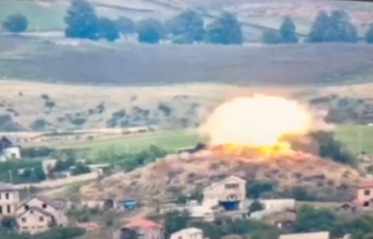 Azerbaijan destroys "Tor anti-aircraft" missile complex of the Armenia in Khankandi-VIDEO 