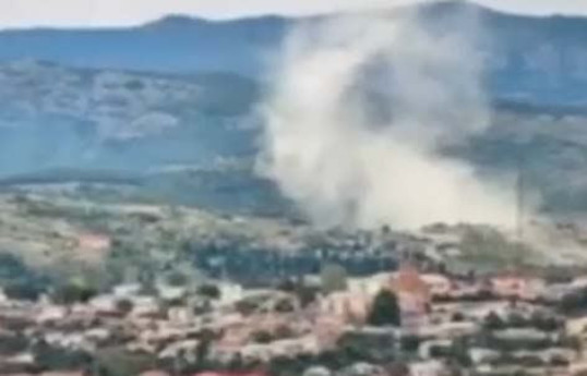 Destruction of Armenian armed forces' radio-electronic warfare regiment in Khankandi captured in footage released-VIDEO 