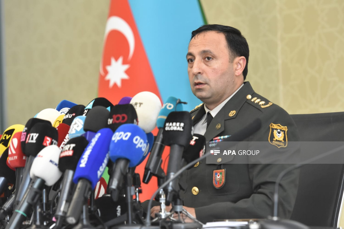 Anar Eyvazov, head of the press service of the Ministry of Defense