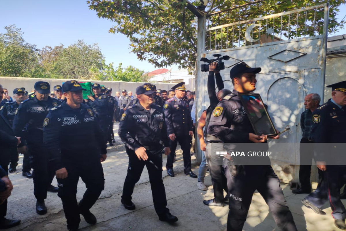 Farewell ceremony for Azerbaijani martyr policeman Alasgar Asgarov is held in Nakhchivan -PHOTO 