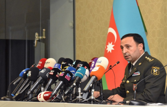 Azerbaijani MoD holds press briefing on anti-terror measures carried out in Karabakh