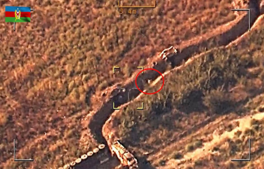 Armenian armed units flee from the trenches-VIDEO 