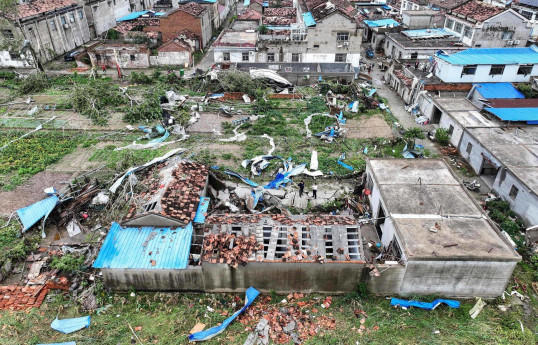10 killed in tornadoes in east China's Jiangsu
