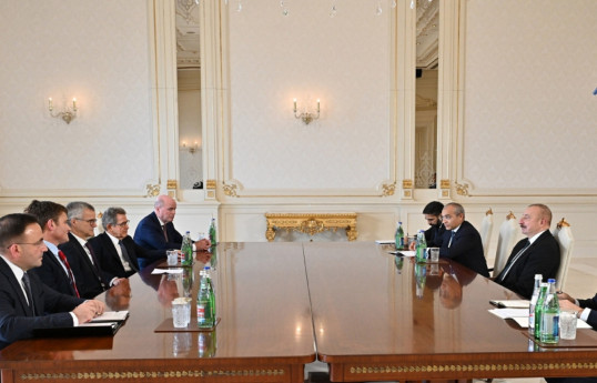President of Azerbaijan Ilham Aliyev received Chair of bp Board-UPDATED 