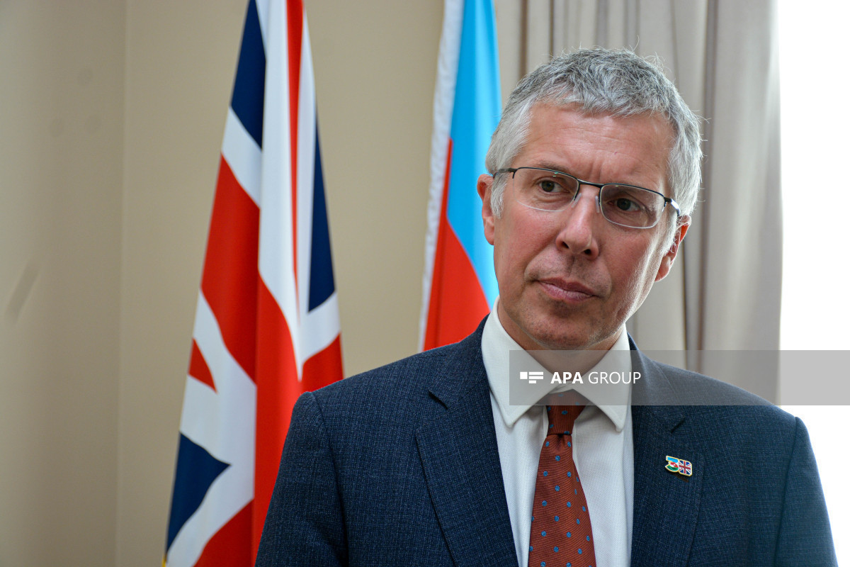Fergus Auld, the Ambassador of UK to Azerbaijan